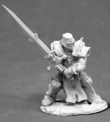 Reaper Dark Heaven Legends 03830 CRUSADER JUSTIFIER 2-HD SWORD HUMAN FIGHTER