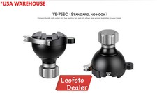 Leofoto YB-75SC Leveling Base with Handle for 75mm Bowl Arca Lever