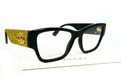 Gucci URBAN GG0104O 002 Black Gold 