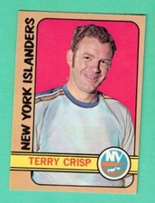 (1) TERRY CRISP 1972-73 O-PEE-CHEE # 88 ISLANDERS 2ND YEAR EX-MT CARD (H3948)