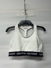 Image of Women’s Tommy Hilfiger White Sports Bra Size 12 Brand New