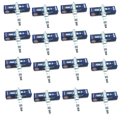 Genuine NGK OEM LFR7AIX 2309 Iridium IX Spark Plugs 16PCS SET Upgrade Colder Kit