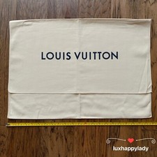  NEW AUTH Louis Vuitton Large Foldover Neverfull MM Gift Dust Cover Bag 22  x15  