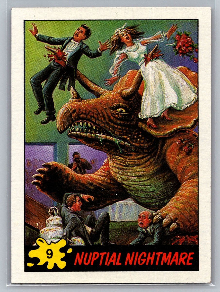 1988 Topps Dinosaurs Attack! #9 Nuptial Nightmare | eBay