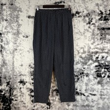 Fritzi California Pants Women's Size Medium Polka Dot Acetate Rayon Comfort