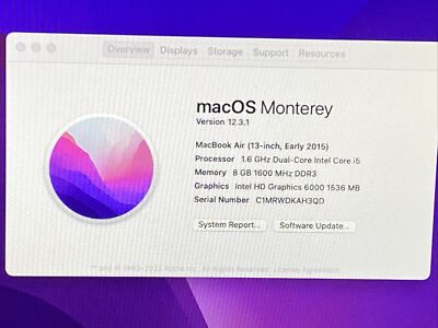MacBook Air Early 2015 13インチ 256GB Apple 13.3