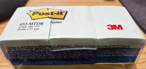 Post-It Notes 38 x 51mm 653-MTDR Mint Dream Colours Pack of 12 x 100 Sheets - Bild 4 von 5
