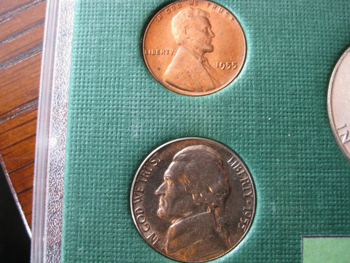 ⭐︎1955⭐︎ 1955 P US Mint Set Brilliant Uncirculated! | eBay