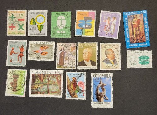 COLOMBIA - 150+ SINGLES - USED/UNUSED AND ALL HINGED - Picture 5 of 5