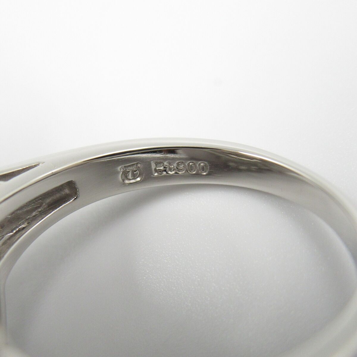 TASAKI White Pearl Diamond Ring Pt900 Platinum Clear White TASAKI White Pearl Diamond Ring Pt900 Platinum Clear White