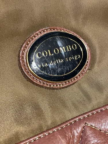 Colombo Via Della Spiga Italy Quilted Leather Shoulder Bag Purse. EUC. - Picture 13 of 20