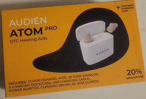Audien Hearing ATOM PRO Rechargeable Hearing Aids