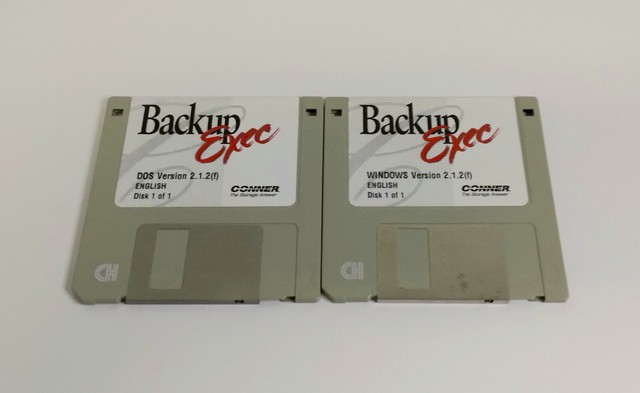 Vintage CONNER BACKUP EXEC Version 2.1.2 Software for Windows | 1994 3.5 SY10129 Vintage CONNER BACKUP EXEC Version 2.1.2 Software for Windows | 1994 3.5 SY10129