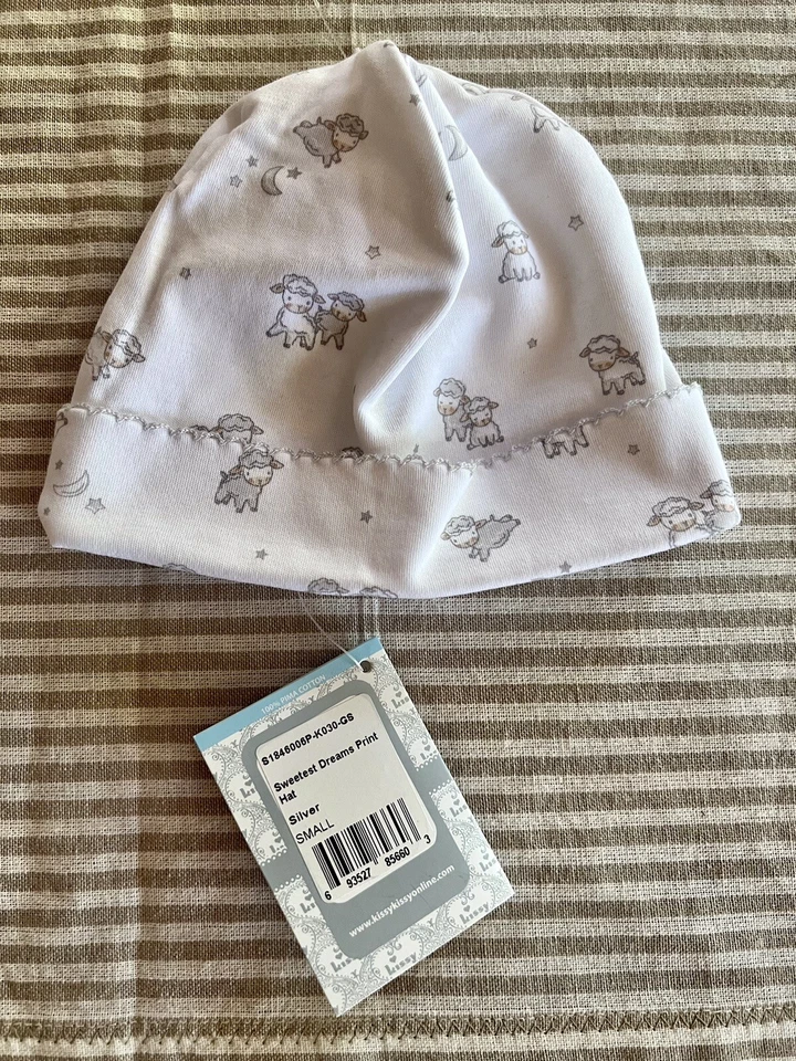 Recién Nacido Bebé Niño o Niña Sombrero Kissy Bebé Dulces Sueños Talla Pequeña Foto 3 de 4