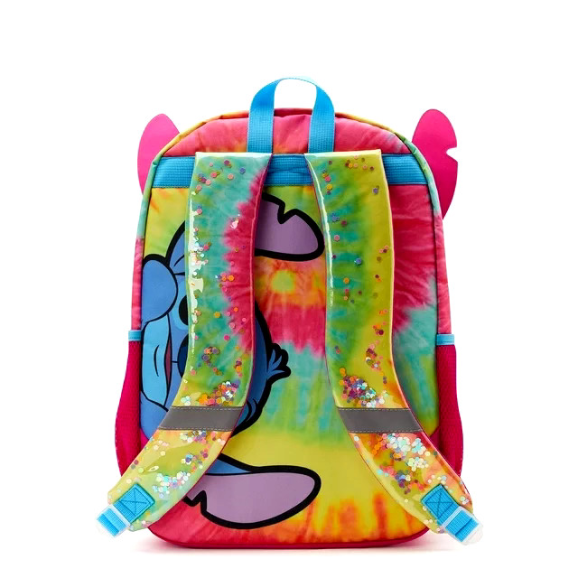 Disney Stitch 17" Laptop Backpack Lunch Bag Set 4-Piece Pencil Pouch Lanyard NEW