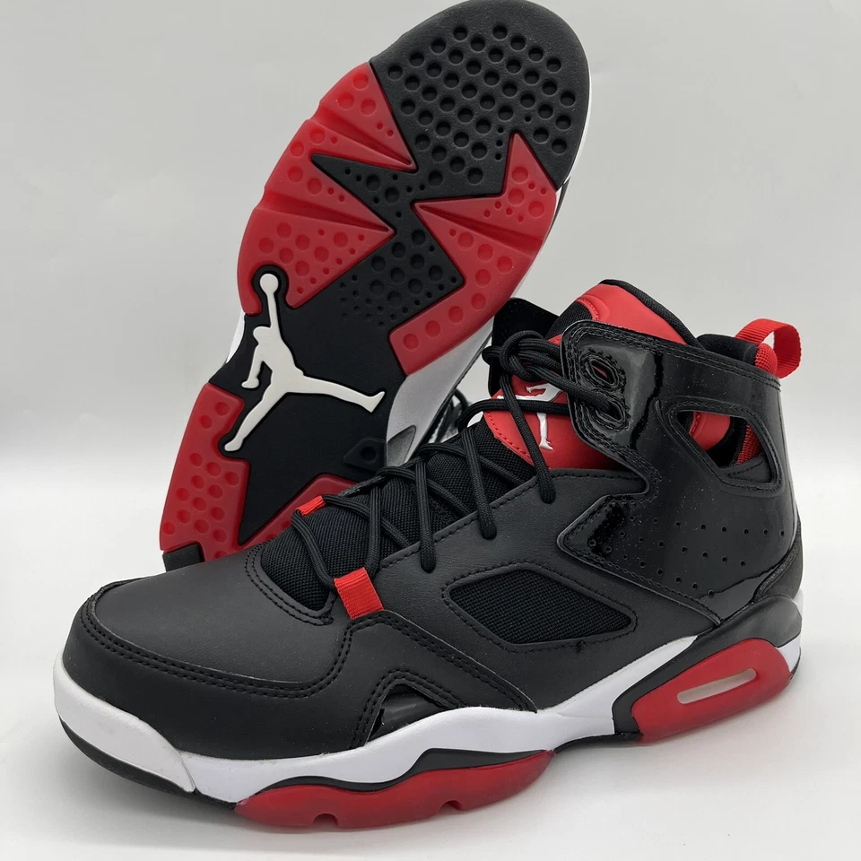 Zapatos de baloncesto Nike Air Jordan Flightclub 91' negros rojos DC7329-006 tallas para hombre Foto 3 de 4