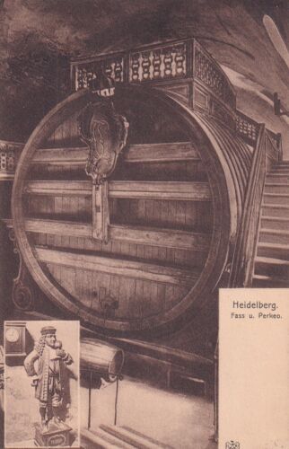 Postkarte - Heidelberg / Fass u. Perkeo (41) - Bild 1 von 2