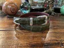Large Beveled Chacon James Reid Dgn Sterling Silver Belt Buckle 1    39-40  