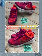 Nike Women Zoom Cage 2 3D Tennis Shoes Sneaker 705260 SIZE 5 Pink/Purple H8-039