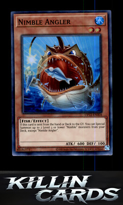 Nimble Angler OP22-EN004 Super Rare OTS Tournament Pack 22 YuGiOh Card NM