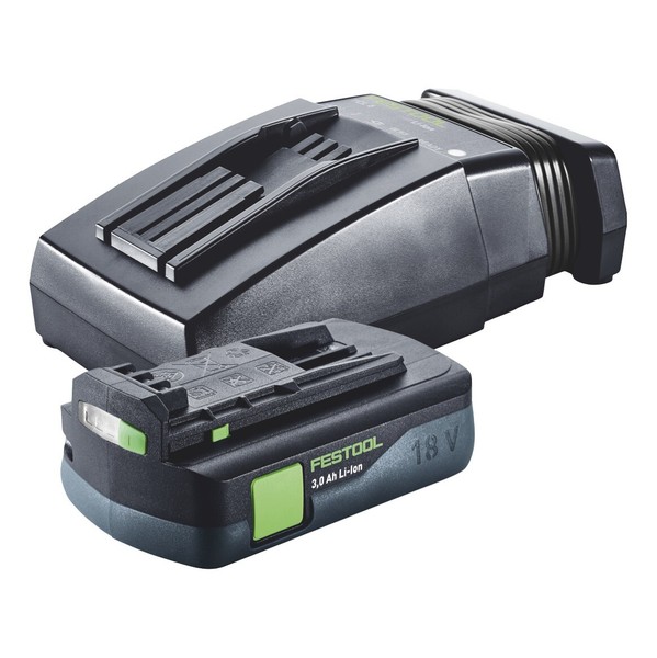 Festool Energie Set 1X Bp 18 Li 3,0 C Akku 18 V 3,0 Ah Li-Ion + Tcl 6 LadegeräT-image