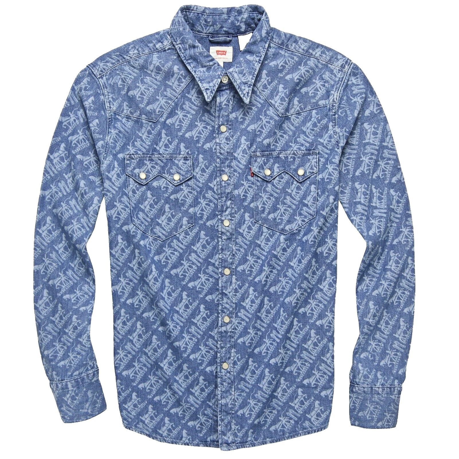 Classic Striped Western Casual Button-Down Shirts for Men