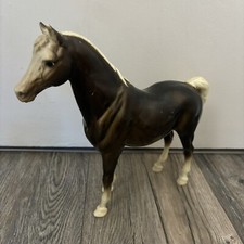 Breyer Molding Co. Horse 9" Tall 10" Long White Face Brown Body P