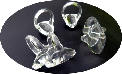 2 Nail Art Ring Acryl Ringrohlinge Größe frei wählbar Ringe #03