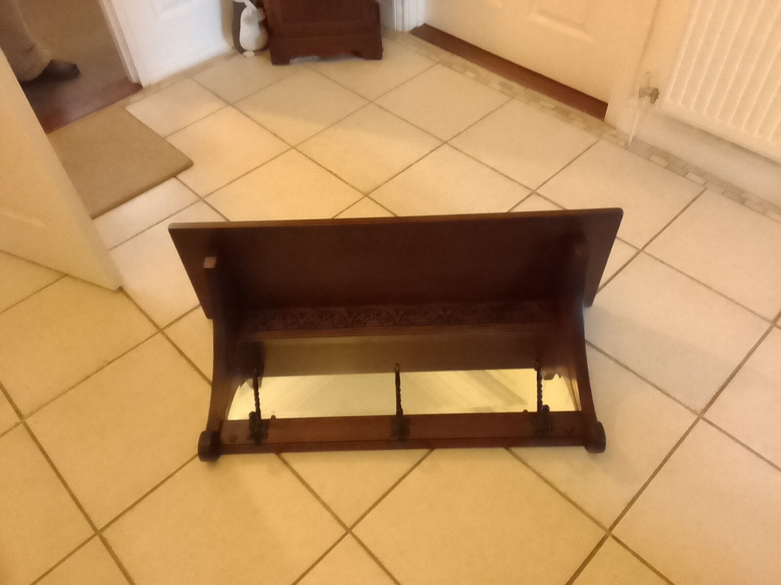 OLD CHARM COAT HANGER WITH MIRROR eBay