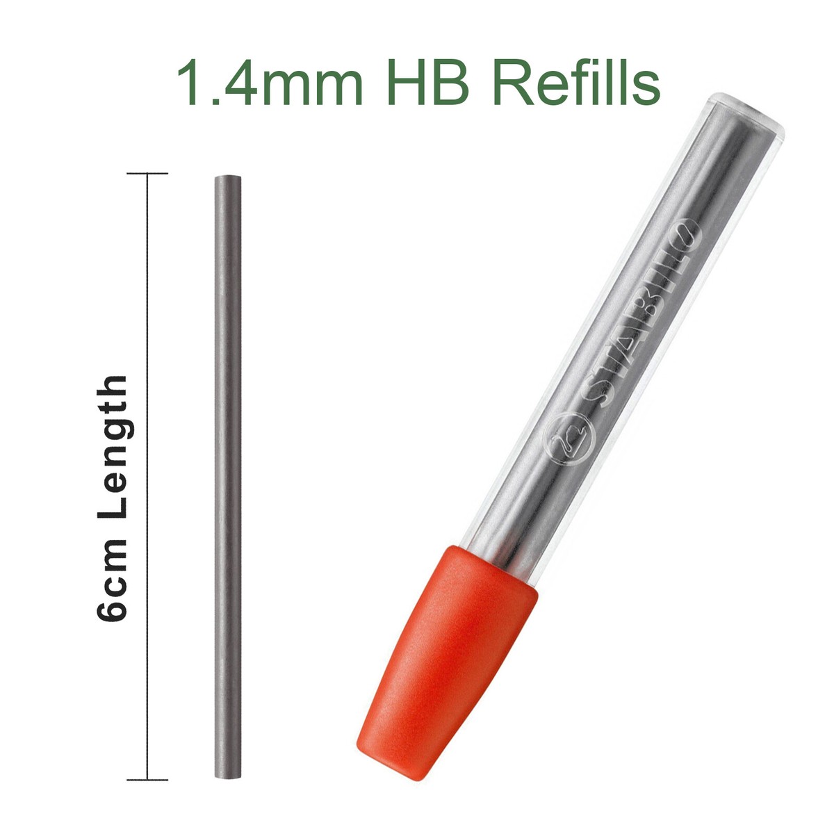 Stabilo EASY ERGO Pencil Lead Refill Pack of 12 EASYergo HB