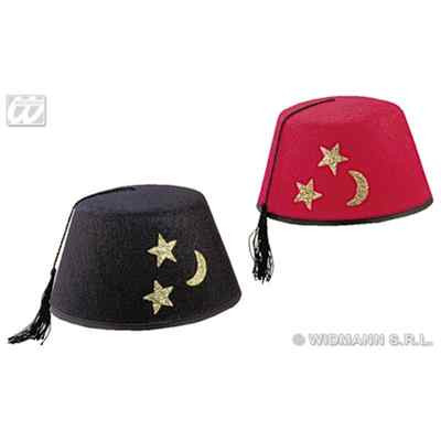 CAPPELLO ARABO TURCO IN FELTRO CARNEVALE | eBay