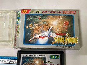 Super Star Force Tecmo Nintendo Famicom NES Japan CIB Box Manual Tested TCF-ST