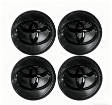 4x Fit For Toyota Prius Corolla Wheel Center Hub Caps Emblem Gloss Black 57mm 4x Fit For Toyota Prius Corolla Wheel Center Hub Caps Emblem Gloss Black 57mm