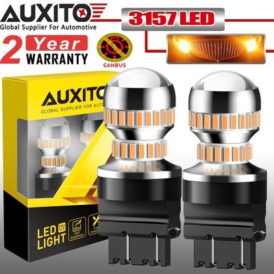 CANBUS 3157 4157 T25 4014 SMD LED Turn Signal Light Bulbs Anti Hyper Flash Amber