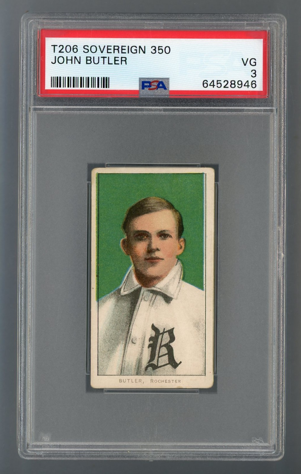 1909-1911 T206 Sovereign (350) John Butler PSA 3 VG #64528946