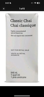 Classic Chai Highly Concentrated Spiced Black Tea Chai 946 mL (DISCONTINUED)