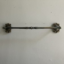 Vintage Towel Bar Rack Amerock Carriage House 20 Antique Brass Metal Bath