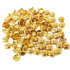 100PCS 9mm Nailheads DIY Round Punk Rivets Dome Metal Studs for Purse Handbag...