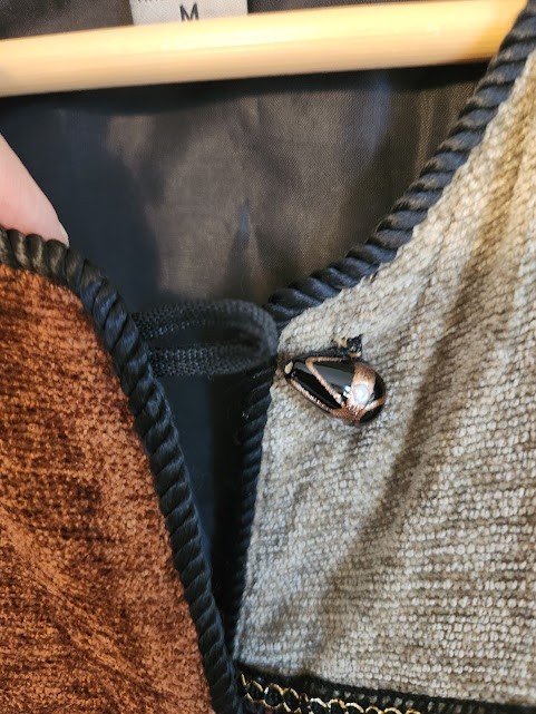 Indigo Moon Patchwork Tapestry Jacket Medium Mult… - image 5