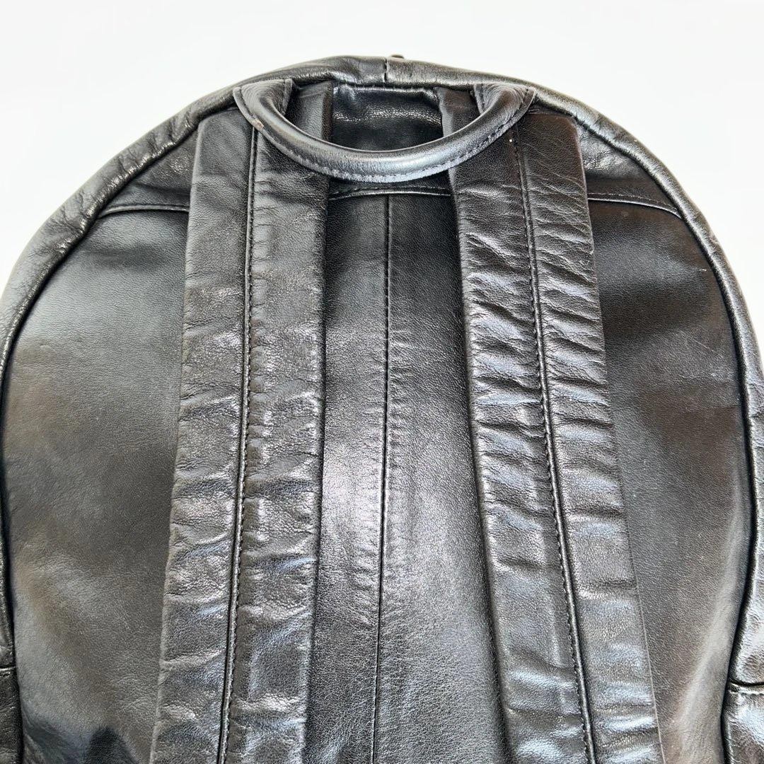 Porter leather backpack black - image 6