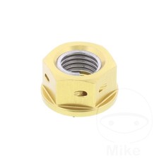 Sprocket Nut M10X1.25mm Alu Drilled Gold Fits Kawasaki ZZR 250 1991-2003