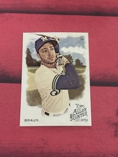 2019 Topps Allen & Ginter Ryan Braun #40 Milwaukee Brewers (T)