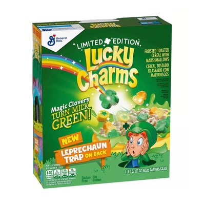 Lucky Charms Limited Edition St. Patrick s Day Cornflakes Marshmallows USA 652 g