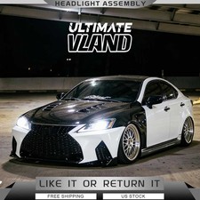 Vland Projector Headlight For 2006-2013 Lexus Is 250 350 Isfled Drl Wsequential Vland Projector Headlight For 2006-2013 Lexus Is 250 350 Isfled Drl Wsequential