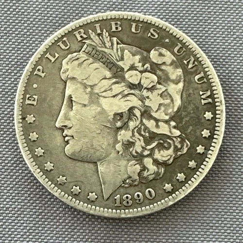 Morgan Dollar 1890 O $1 Silver Coin Circulated Business Strike