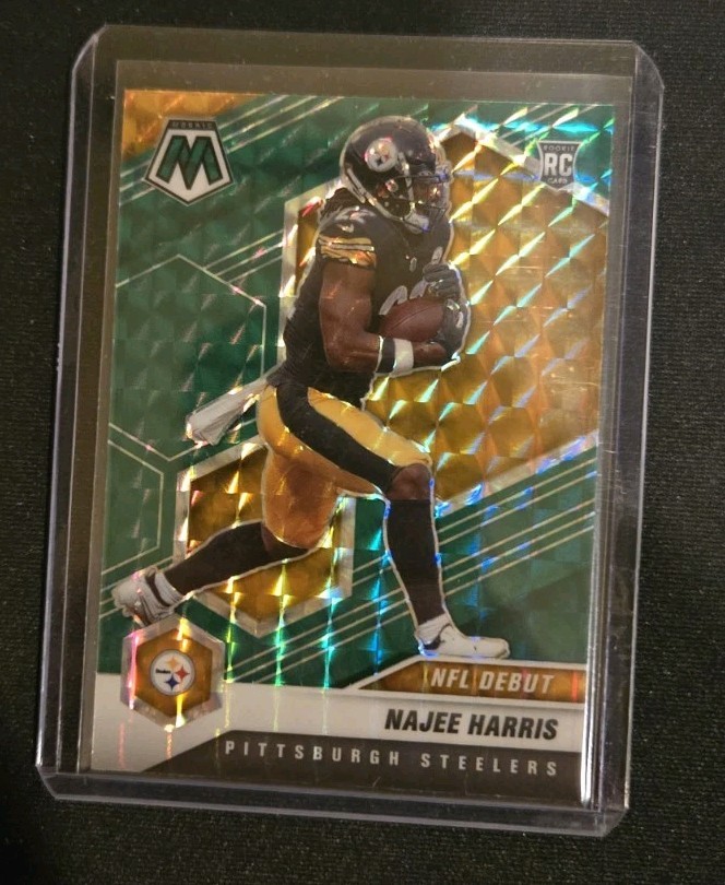 2021 Panini Mosaic - NFL Debut Najee Harris #252 Green Mosaic Prizm (RC)