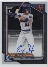 2024 Bowman Draft Chrome Prospect Auto Trey Snyder #CPA-TSN Auto 1o1b