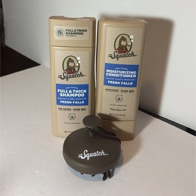 Dr. Squatch Fresh Falls Shampoo & Conditioner Set, Shea Butter, 8 fl oz