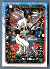 2024 Topps Holiday - Wade Meckler RC Base #H16 San Francisco Giants