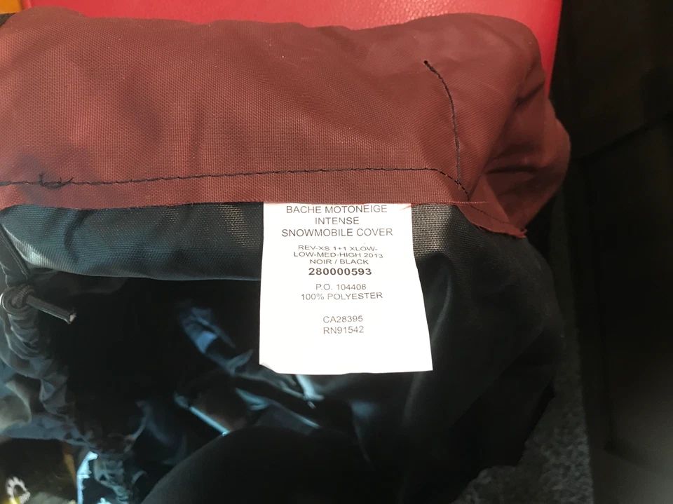 Ski-Doo New OEM Rap-Clip Intense Trailerable Cover REV-XM REV-XS w/ 1+1 Seat 2up - Image 4 of 4